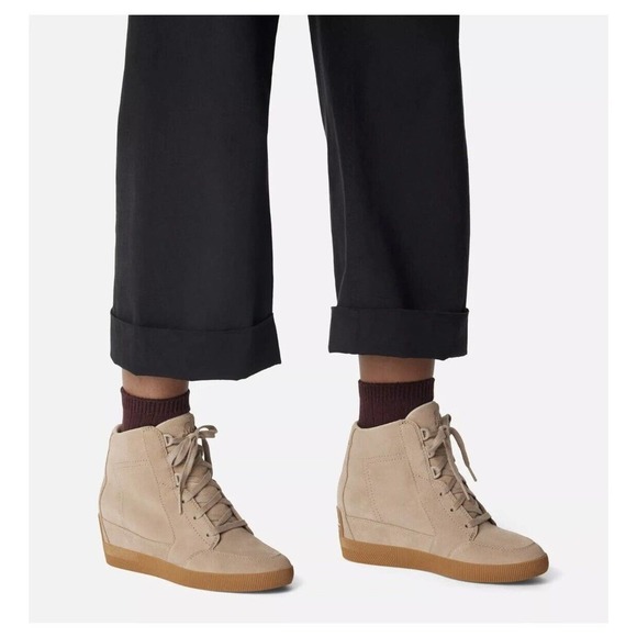 Sorel Women's Out N About Wedge Bootie Waterproof Omega Taupe - Brand New Sz 9 - Picture 2 of 12